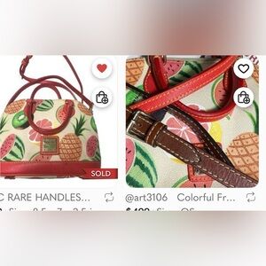 @art3106 Bundle Dooney & Bourke Fruit Bag + 1 DB crossbody strap